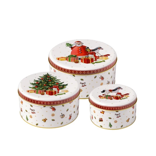 Набор банок для печенья  Villeroy&Boch  Winter Collage Accessoires 3 шт (фото 1)
