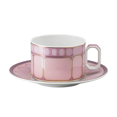 Чайная пара Rosenthal Swarovski Signum Rose 260 мл