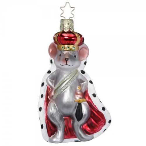 Елочная игрушка INGE GLAS Мышиный король 12 см (фото 1)