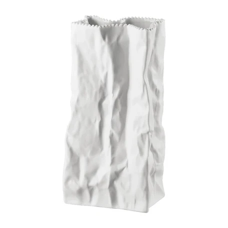 Ваза для цветов Rosenthal Do not litter белая матовая, 22 см