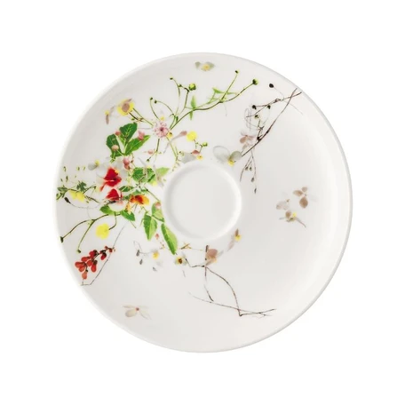 Блюдце без бортов к чайной чашке Rosenthal Brillance Fleurs Sauvages 14 см