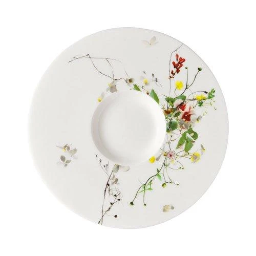 Блюдце без бортов к комбинированной чашке Rosenthal Brillance Fleur Sauvages 15,5 см (фото 1)