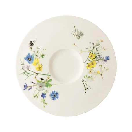 Блюдце к пиале для супа Rosenthal Brillance Fleurs des Alpes 18,5 см