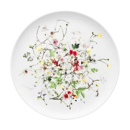 Пирожковая тарелка без бортов Rosenthal Brillance Fleurs Sauvages 18 см