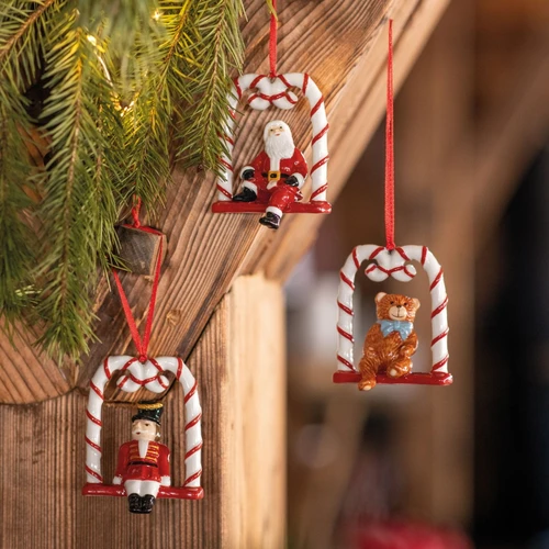 Набор елочных украшений Nostalgic Ornaments Качели 3 шт. (фото 1)