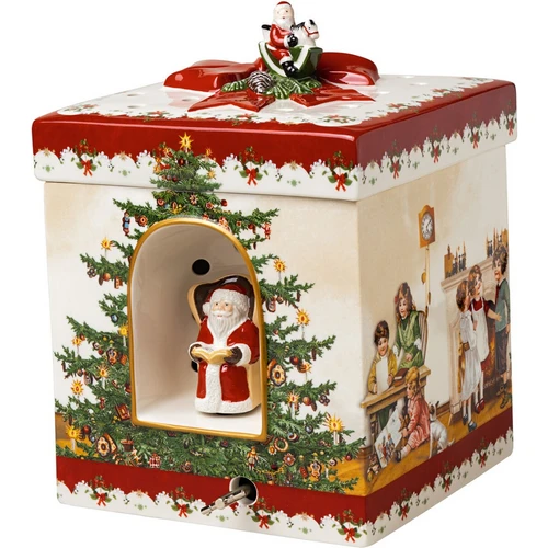 Подсвечник-музыкальная шкатулка  Christmas Toys Подарочный пакет Дети 17 х 17 х 21,5 см (фото 1)