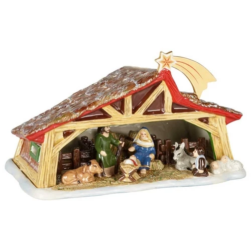 Декоративный подсвечник Christmas Toys Memory Рождественские ясли 27 х 16 х 16 см (фото 1)