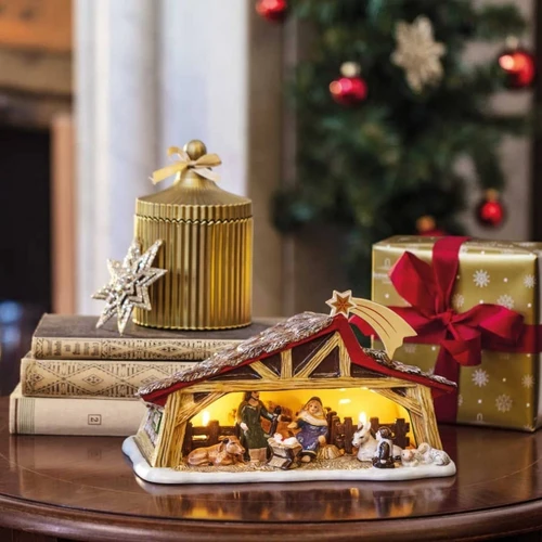 Декоративный подсвечник Christmas Toys Memory Рождественские ясли 27 х 16 х 16 см (фото 2)