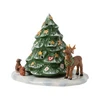 Подсвечник Christmas Toys Лесные звери у ели 23 х 17 х 17 см (фото 1)