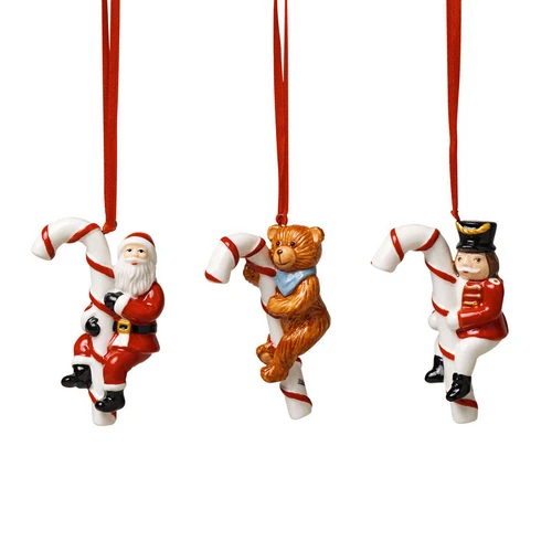 Набор елочных украшений Nostalgic Ornaments Леденцы 3 шт. (фото 1)